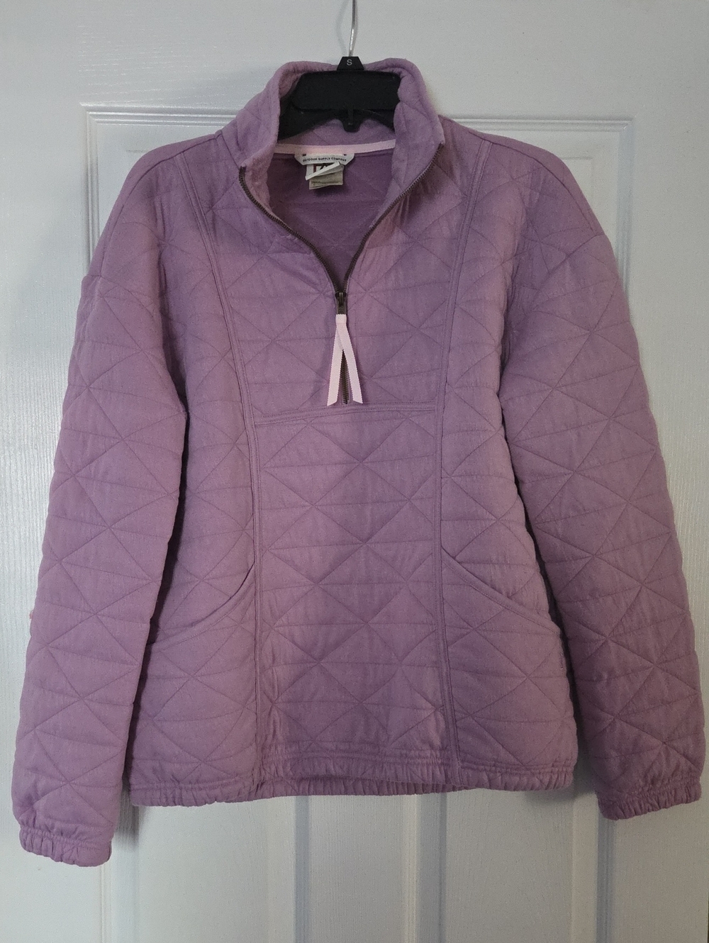 Avalanche Quilted Half-Zip Puffer Jacket - Lavender